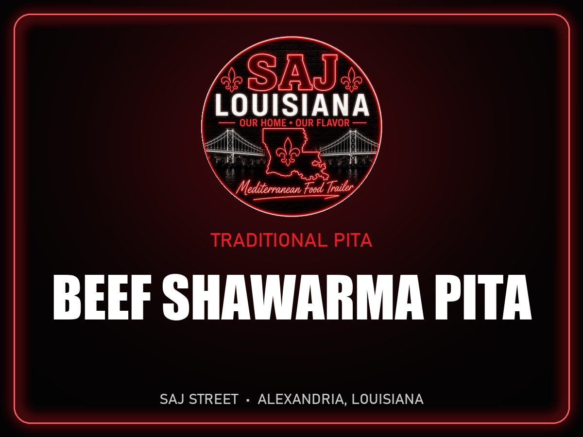 Beef Shawarma Pita