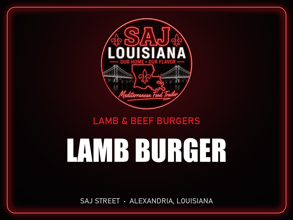 Lamb Burger