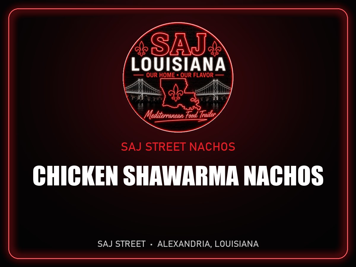 Chicken Shawarma Nachos