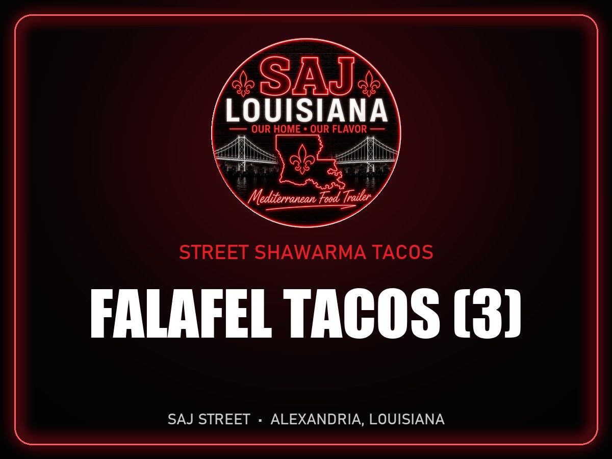 Falafel Tacos (3)