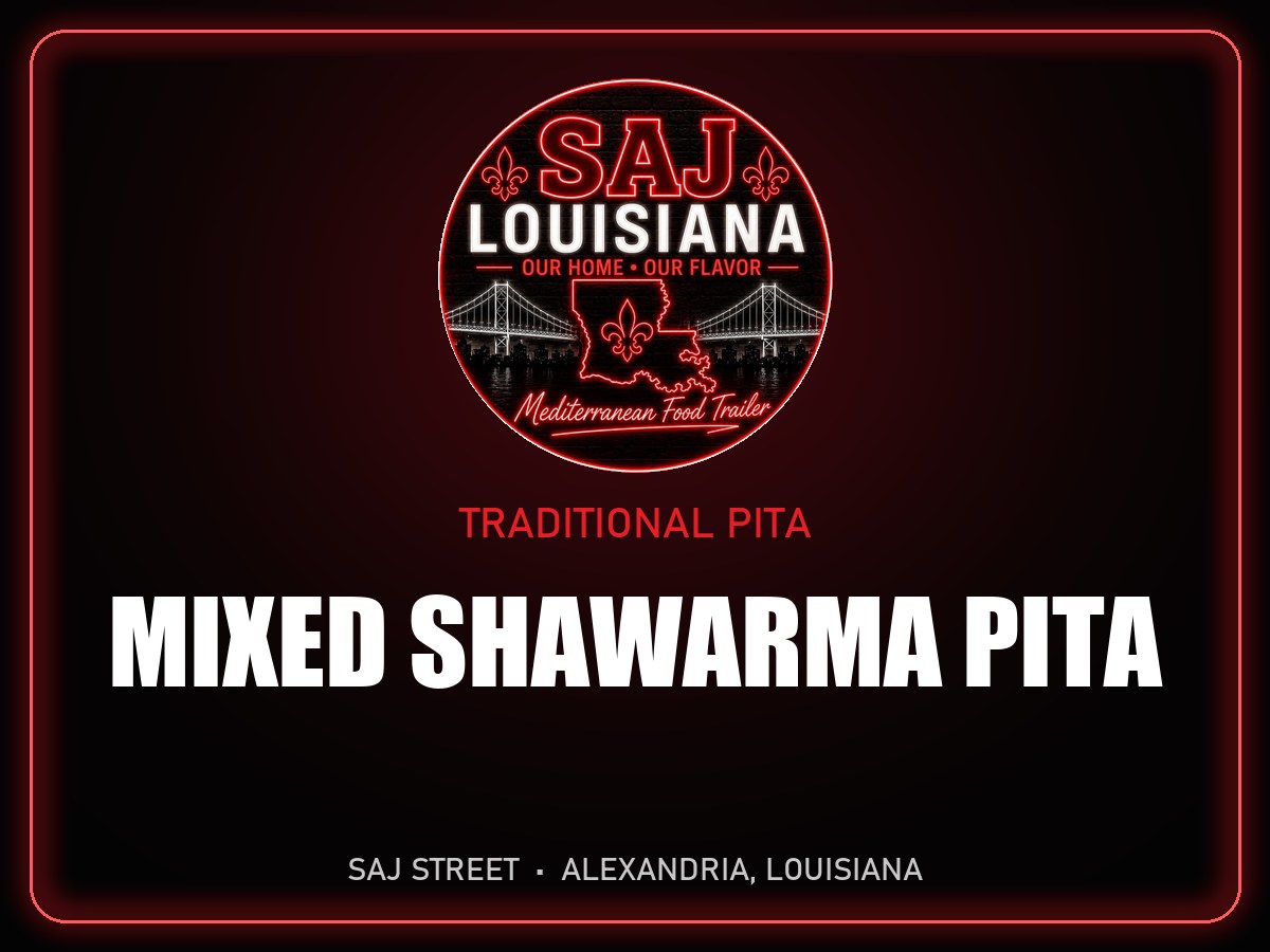 Mixed Shawarma Pita