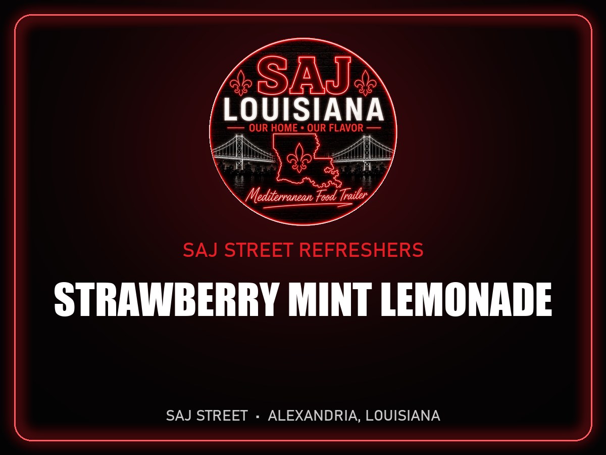 Strawberry Mint Lemonade
