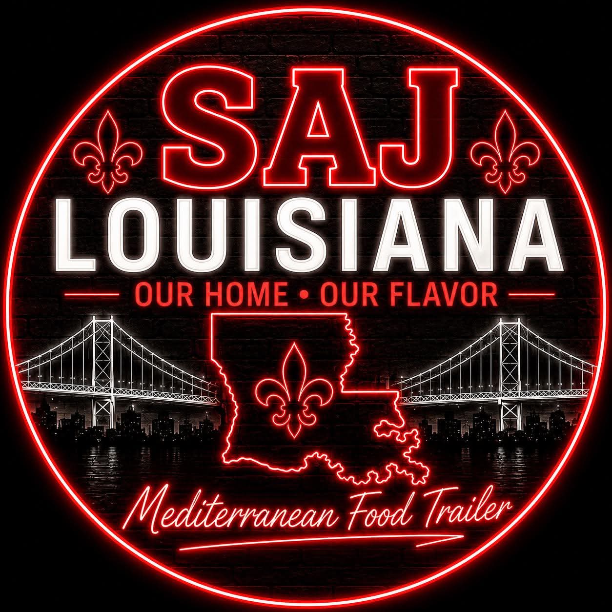 SAJ STREET SHAWARMA & GRILL logo