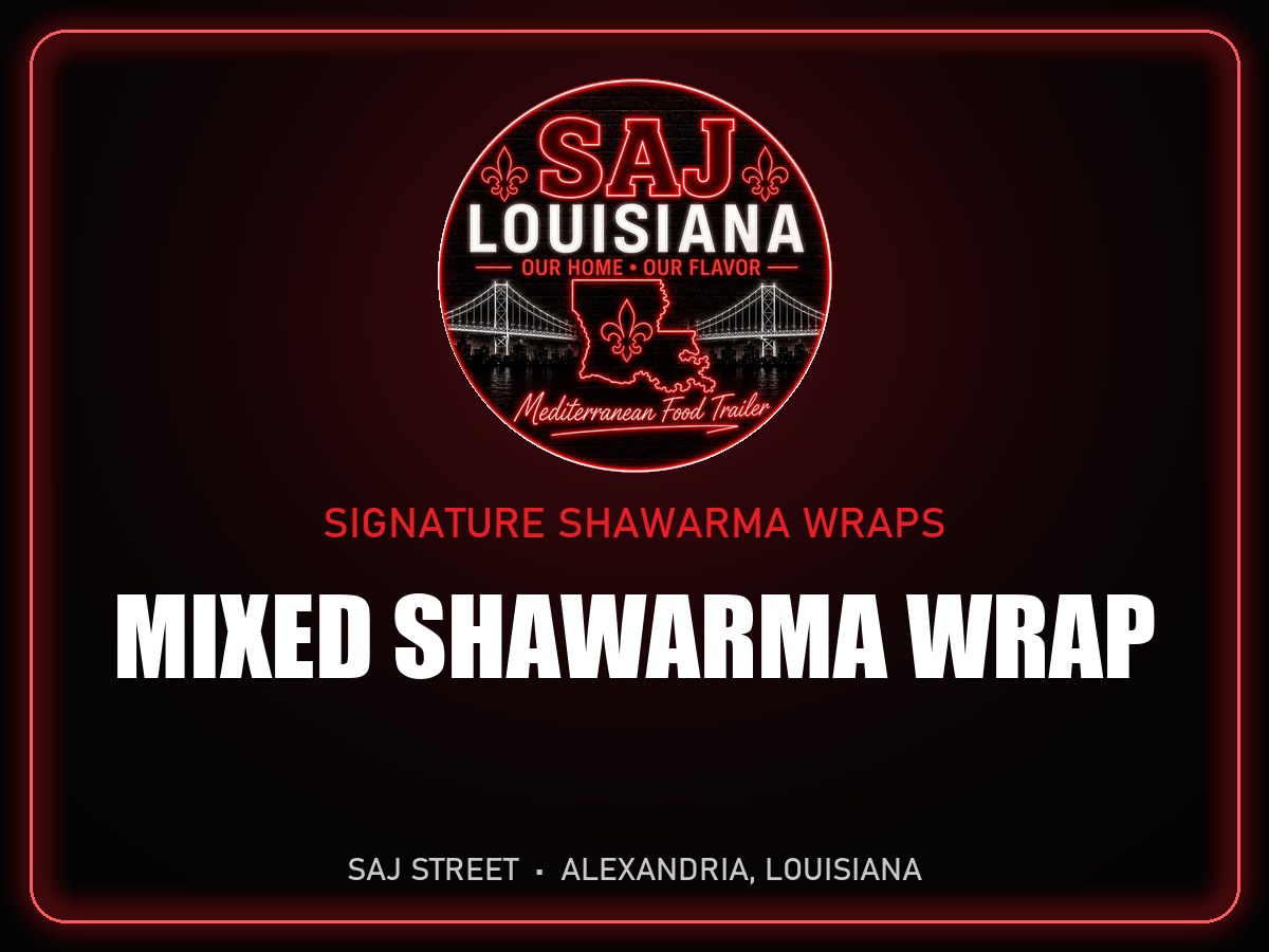 Mixed Shawarma Wrap