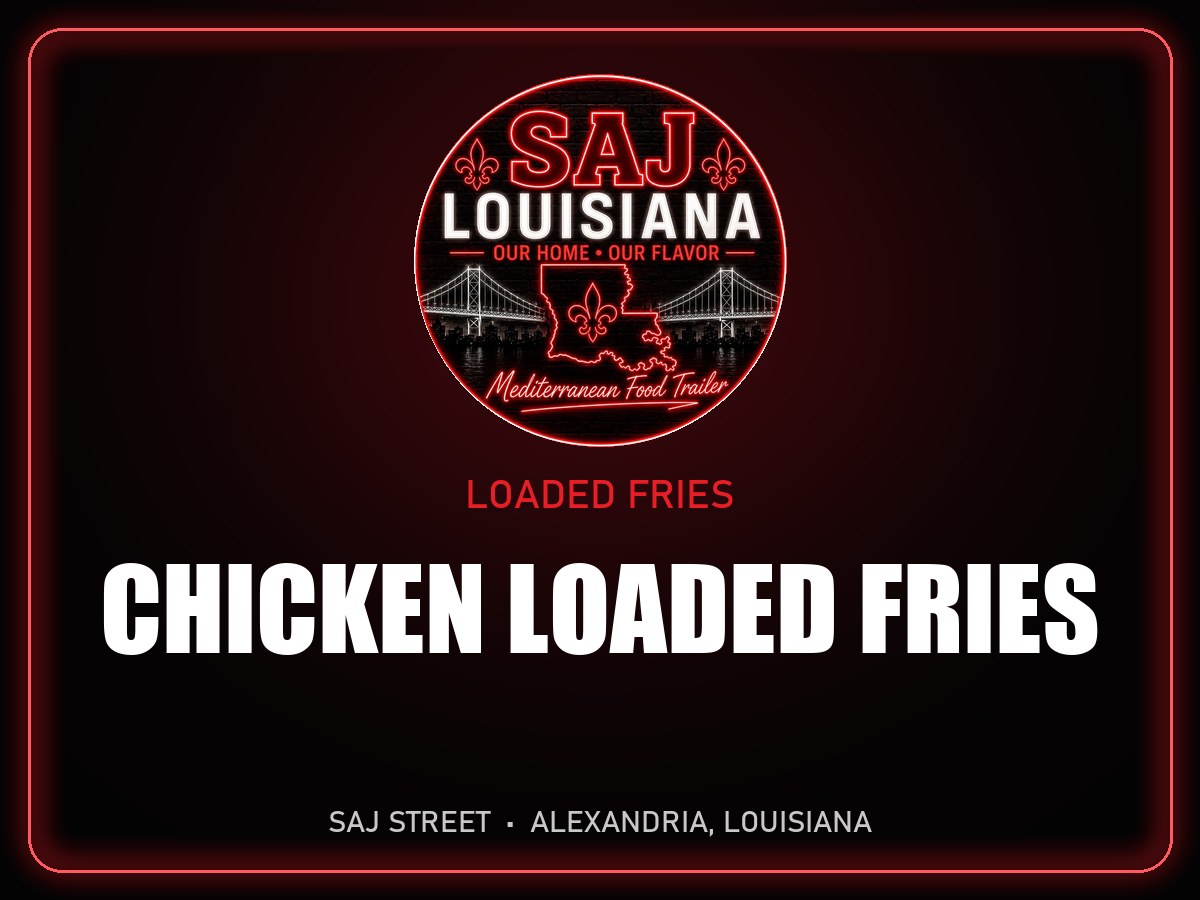 Chicken Loaded Fries