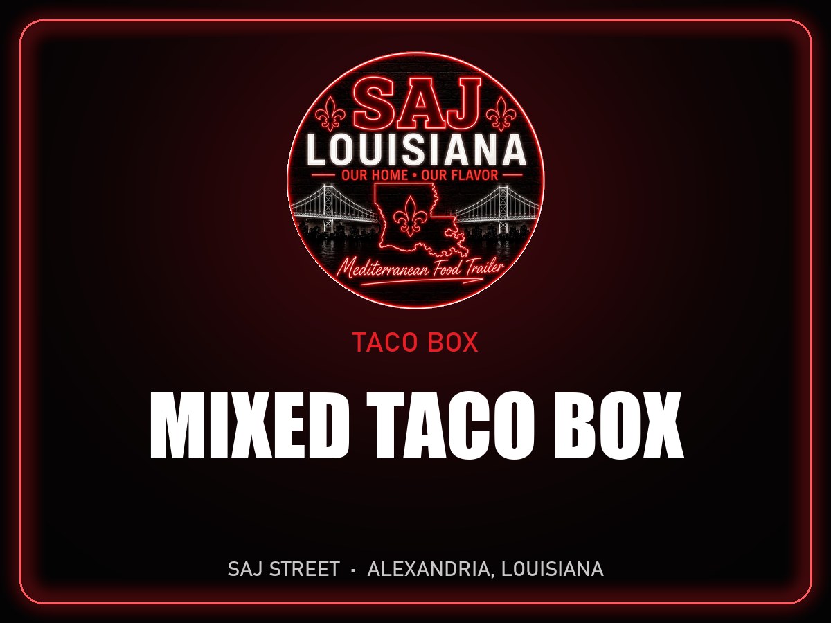 Mixed Taco Box