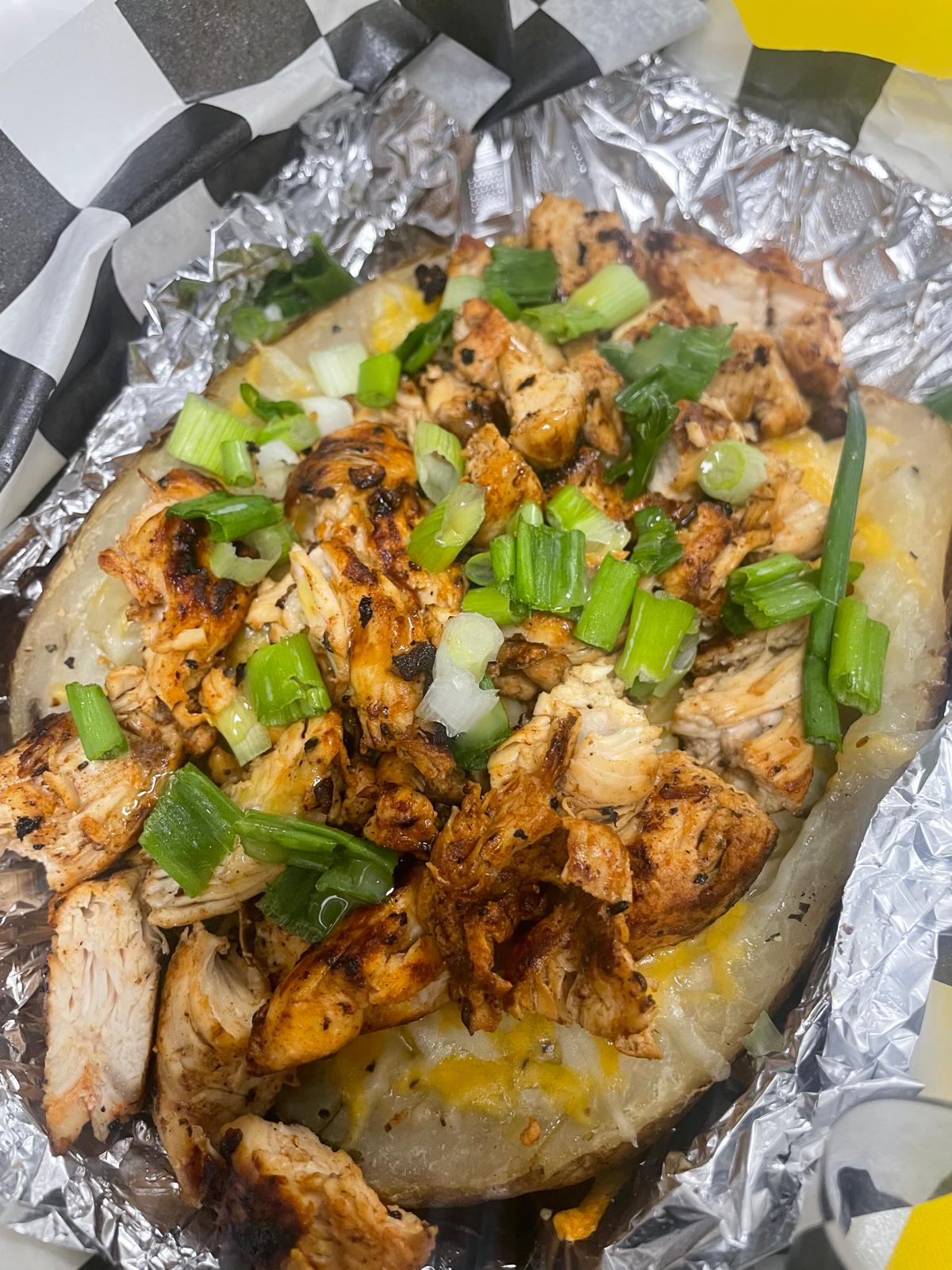 Grilled Chicken Potato